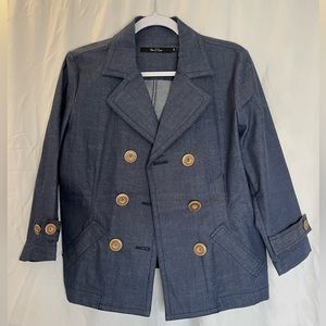 Nic+Zoe Faux Denim Blazer